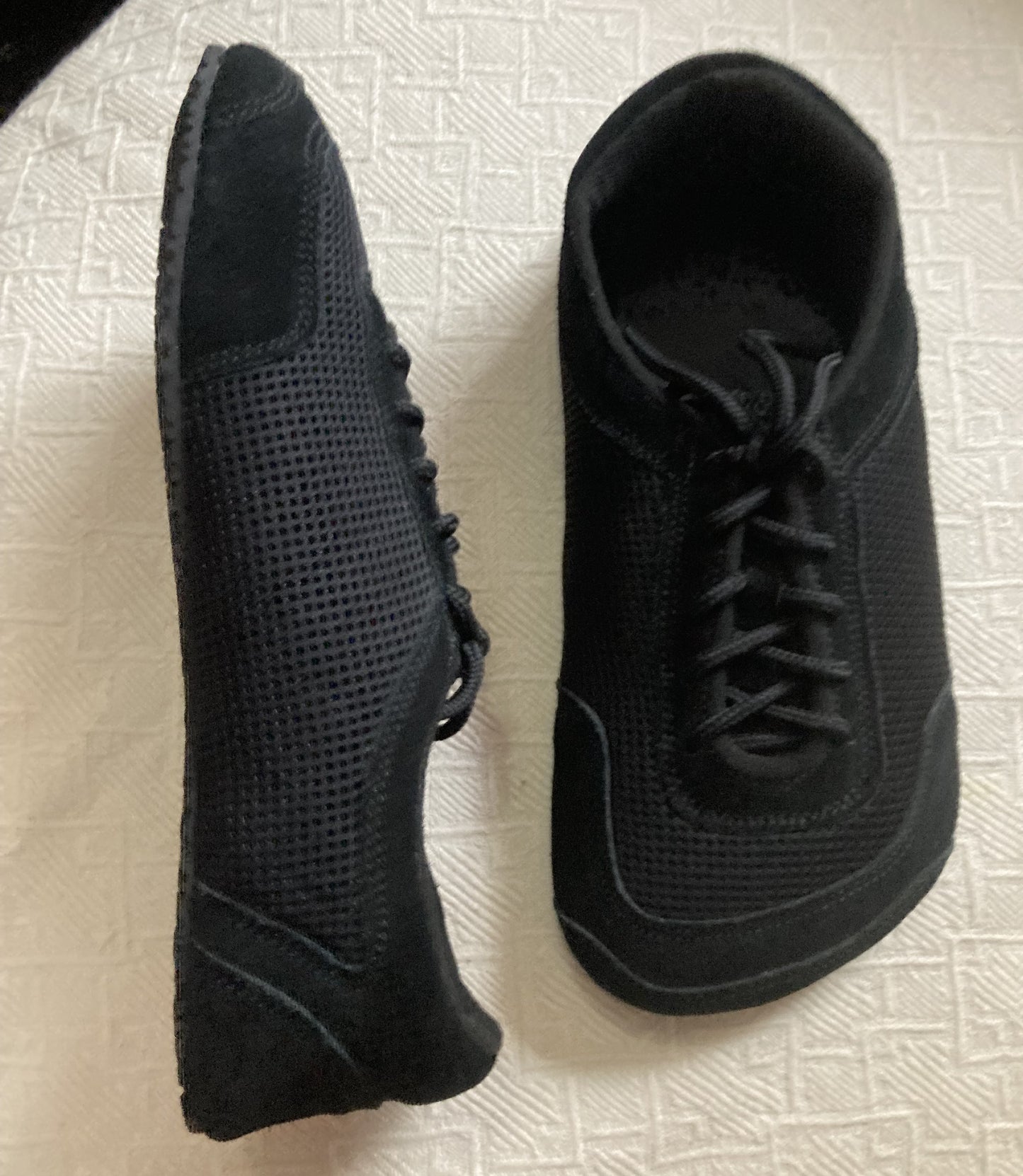 Mesh and Suede Barefoot Sneaker 9LC