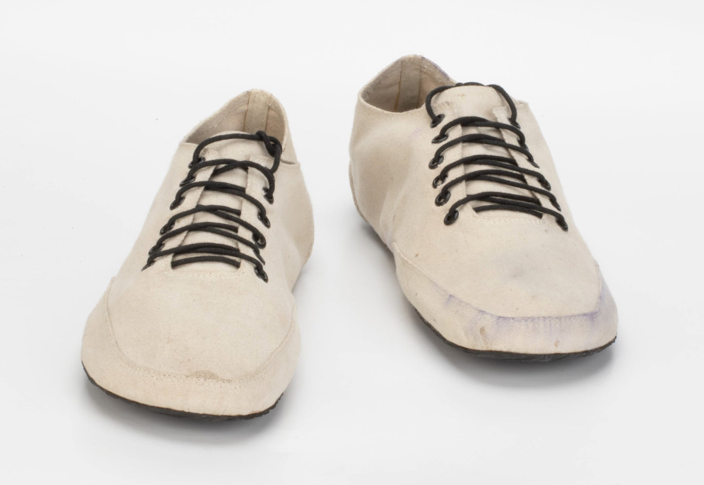 Canvas Barefoot Shoes: Upcycled Tire Sole, Soft Flexible Feel (UK9/EU43) 9LC