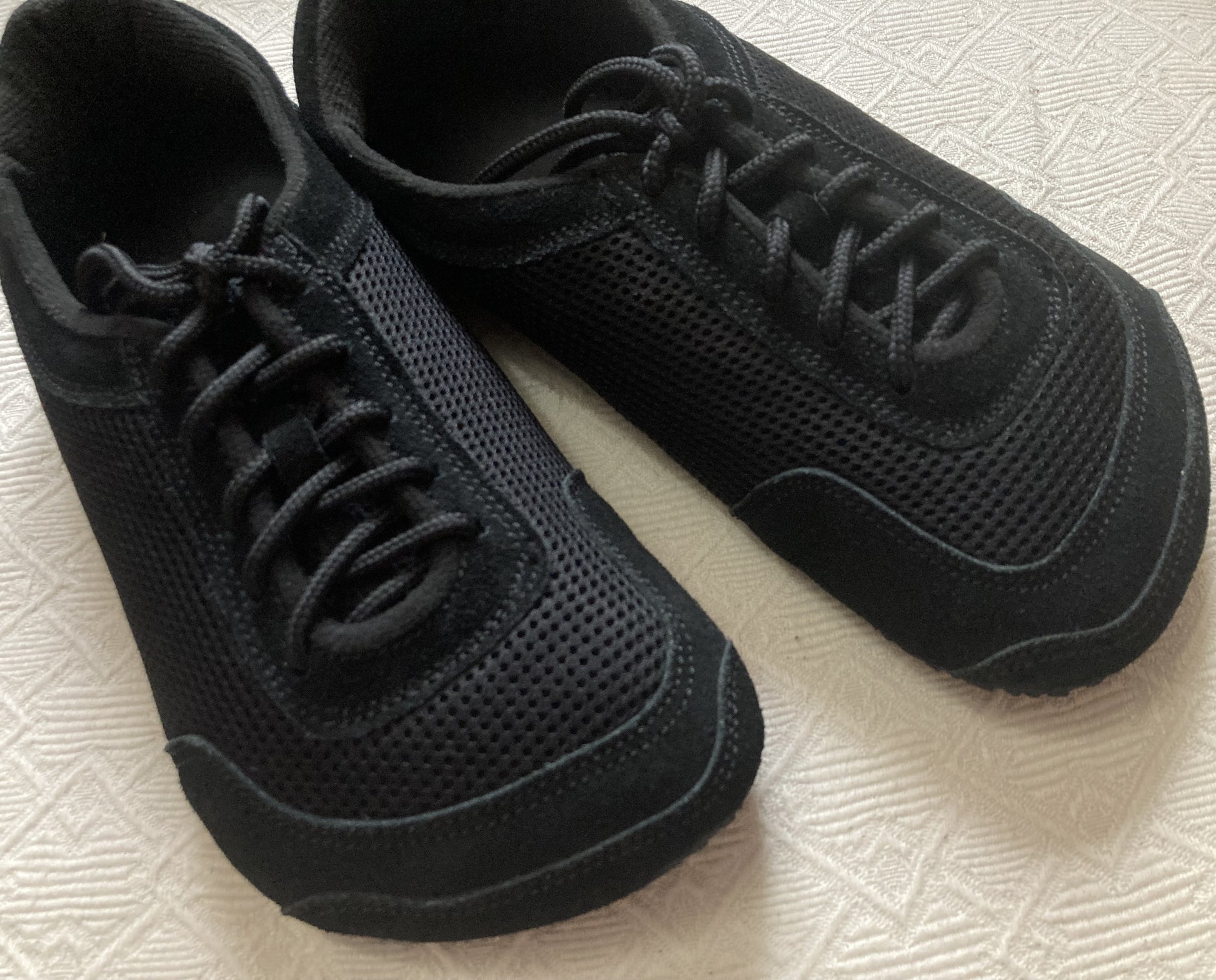 Mesh and Suede Barefoot Sneaker 9LC