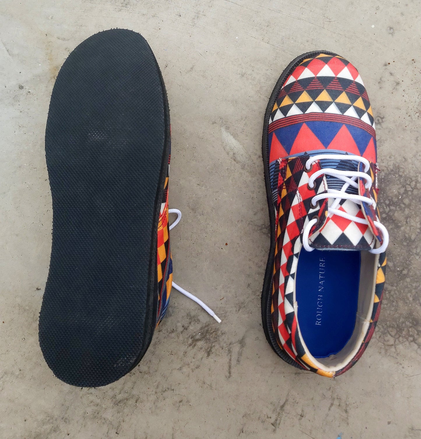Aztec Canvas Unisex Derby Shoe 9LC