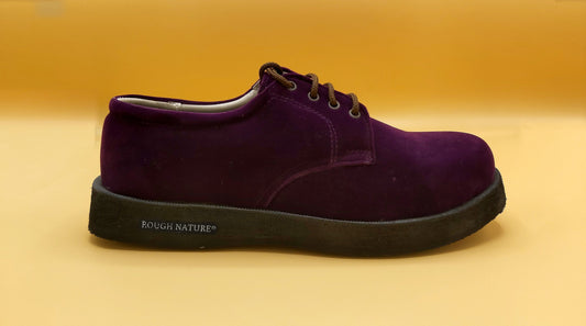 Partywear Derby Shoe made with non-shiny velvet and rubber sole, handmade, bohemian style 9LC