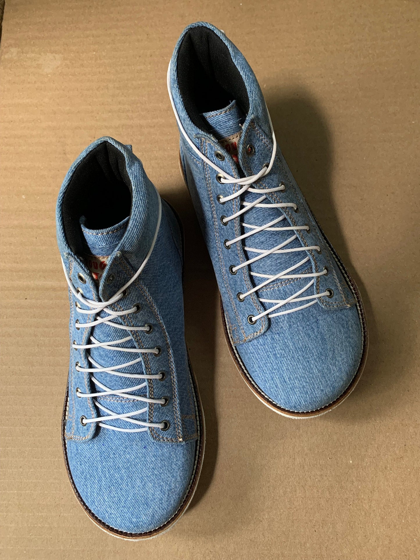Barefoot Upcycled Denim Boot I Available on Order 9LC