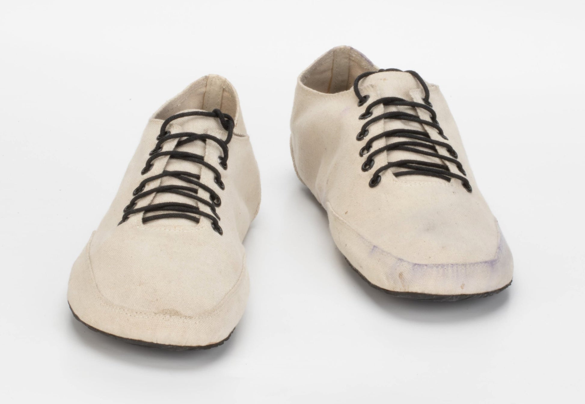 Canvas Barefoot Shoes: Upcycled Tire Sole, Soft Flexible Feel (UK9/EU43) 9LC