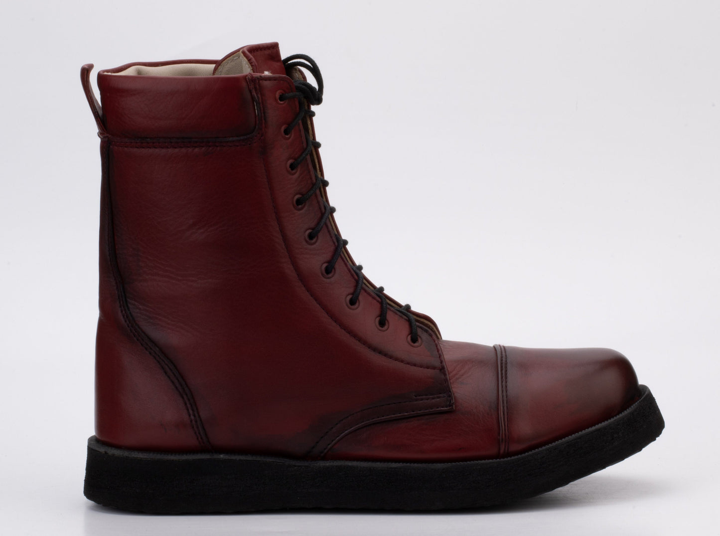 Handmade Leather Boot with Thick Rubber Sole 9LC