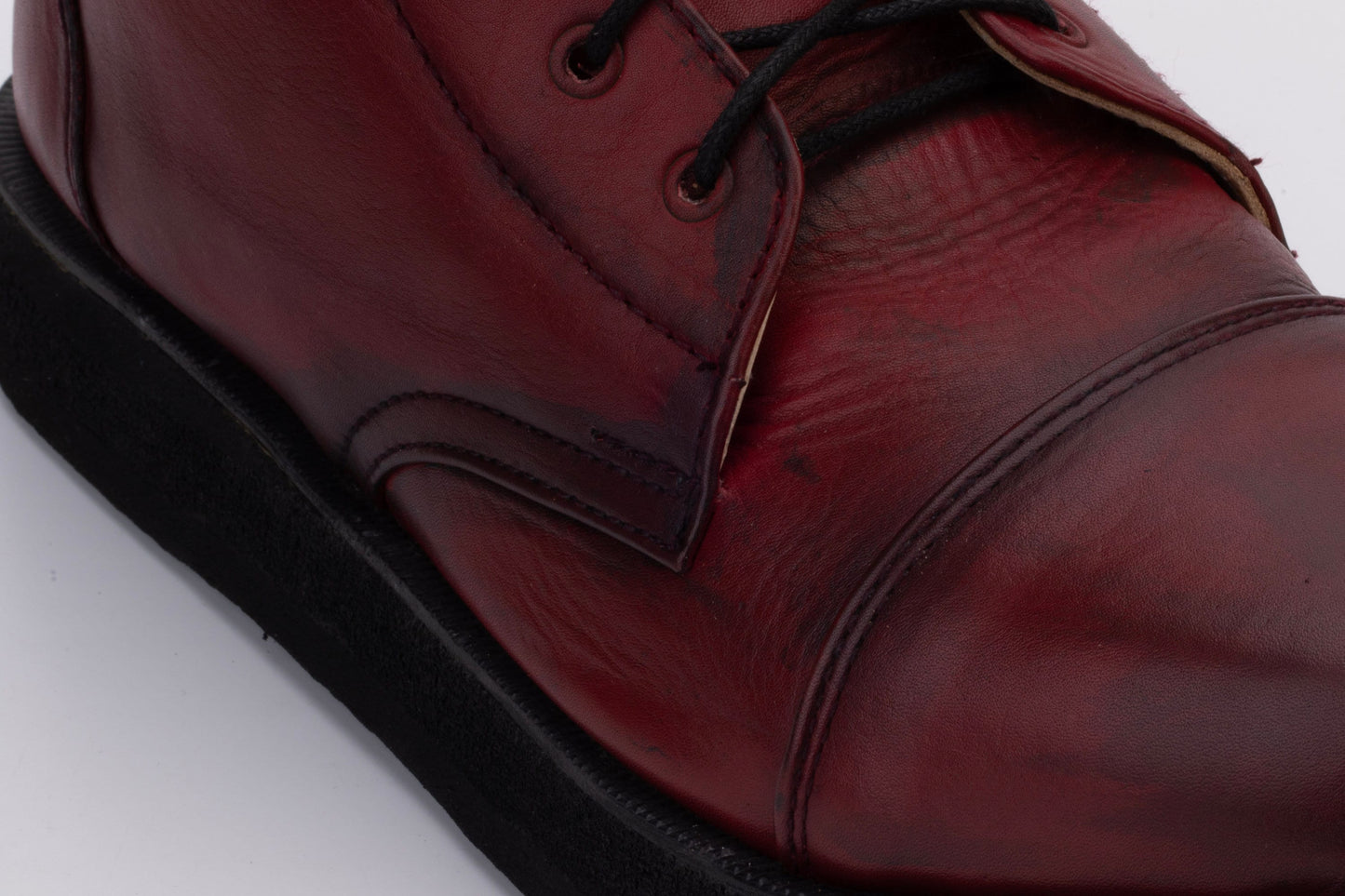Handmade Leather Boot with Thick Rubber Sole 9LC