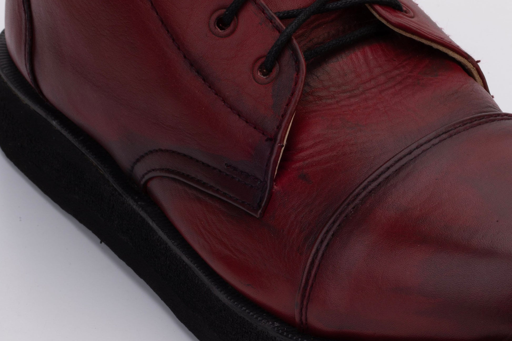 Handmade Leather Boot with Thick Rubber Sole 9LC