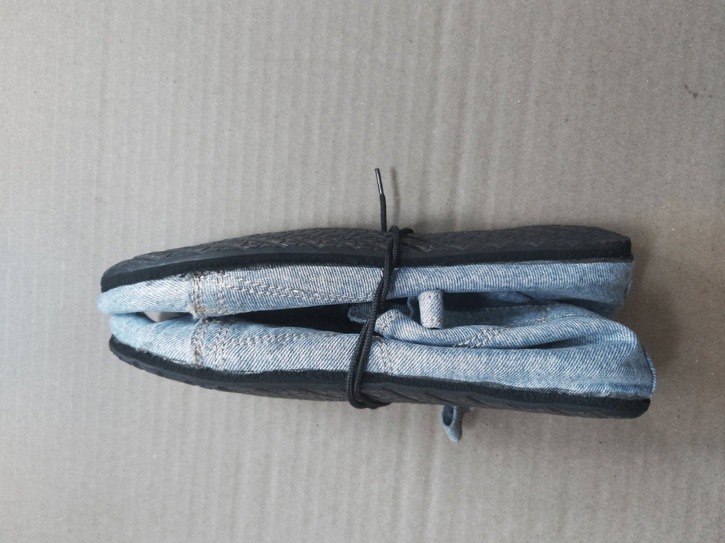 Super Flexible Barefoot Boots Made with Upcycled Denim and Tyre Soles 9LC