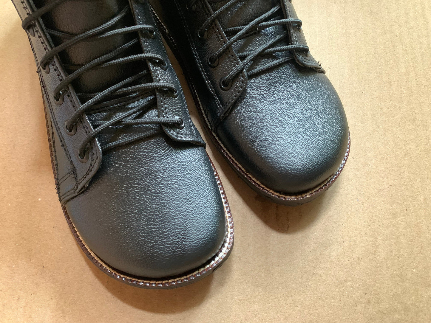 Black Vegan Boot I UK8/EU42/US9.5 I  Customization Also Available 9LC