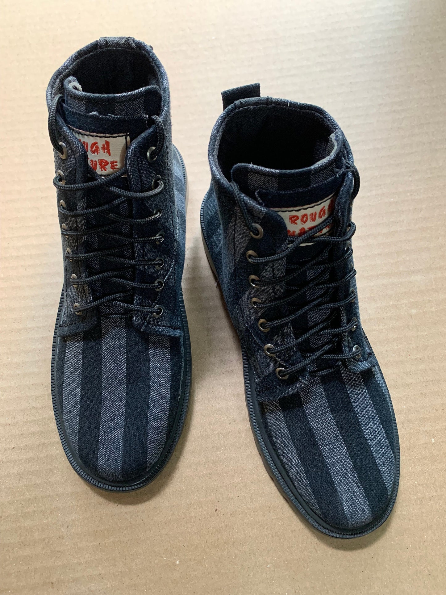 UK7/EU41/US8.5 Upcycled Denim Boots I Lightweight Eva Sole I Padded Interior 9LC