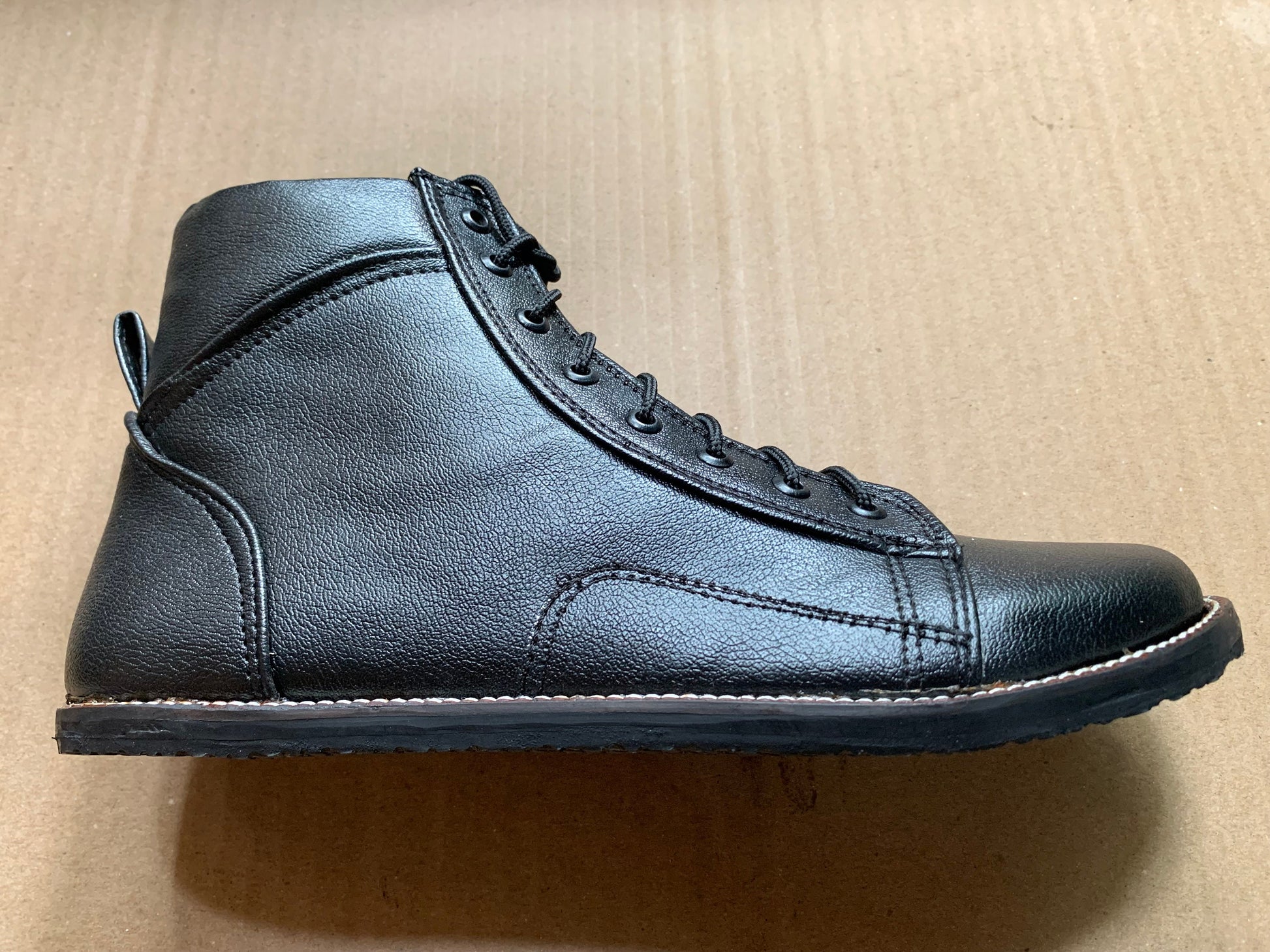 Black Vegan Boot I UK8/EU42/US9.5 I  Customization Also Available 9LC