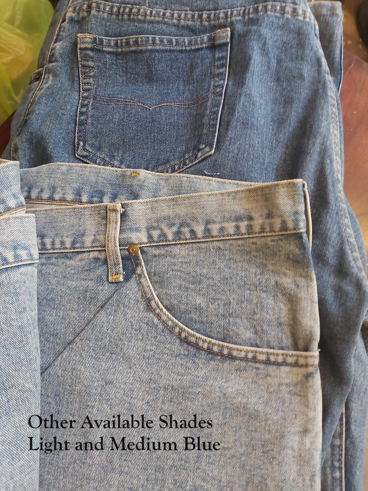Upcycled Denim Boots: Boho Blue Jean Women's Boots 9LC