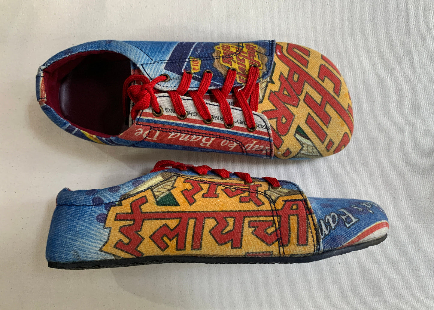 Upcycled Tire Sole Vegan Sneaker US10 - Bollywood Style 9LC