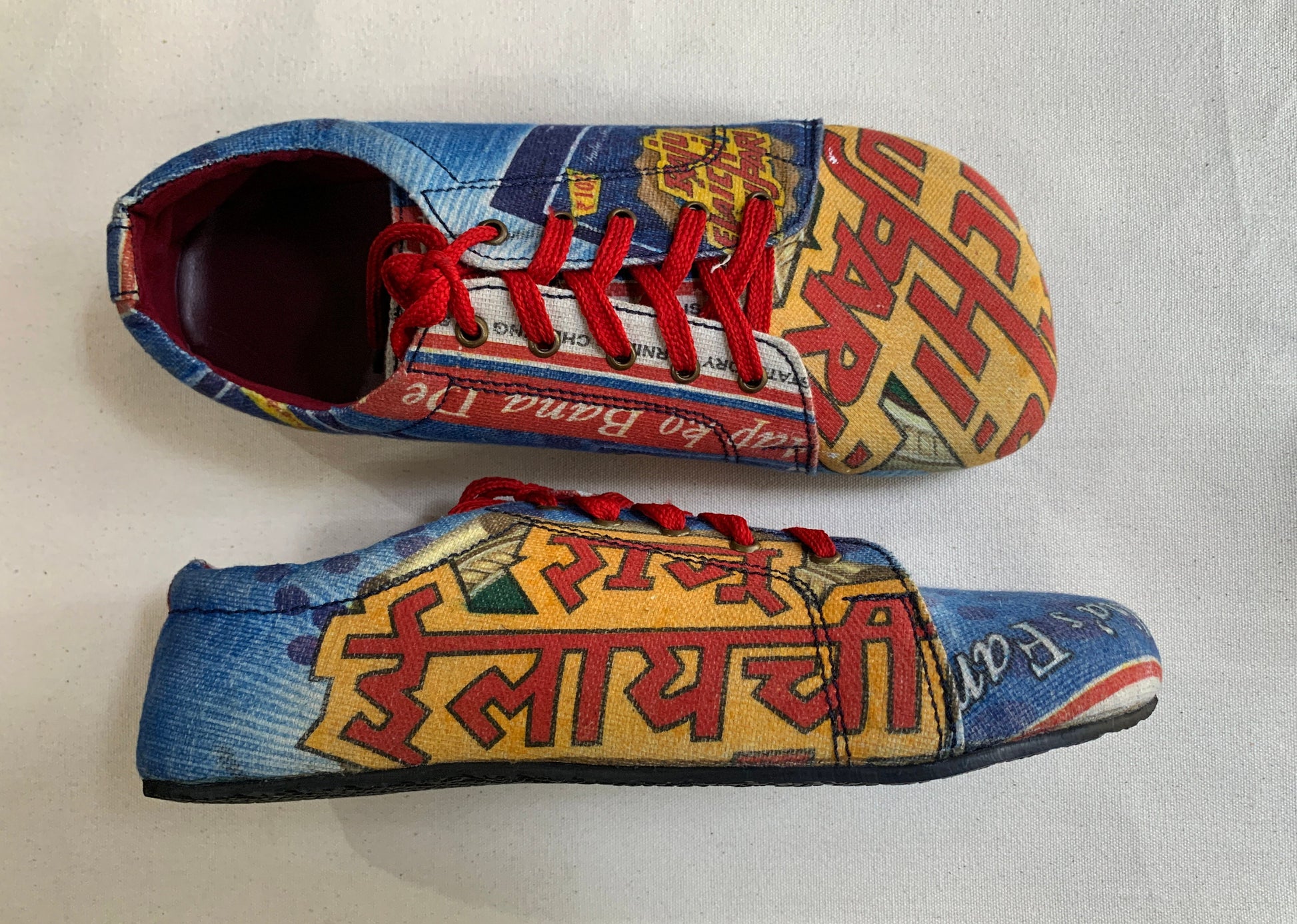Upcycled Tire Sole Vegan Sneaker US10 - Bollywood Style 9LC