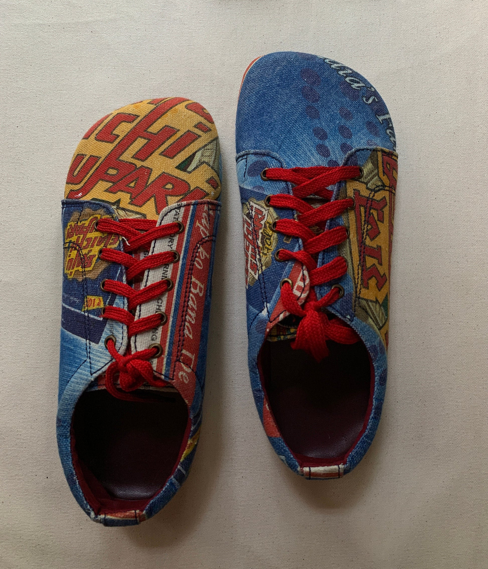 Upcycled Tire Sole Vegan Sneaker US10 - Bollywood Style 9LC