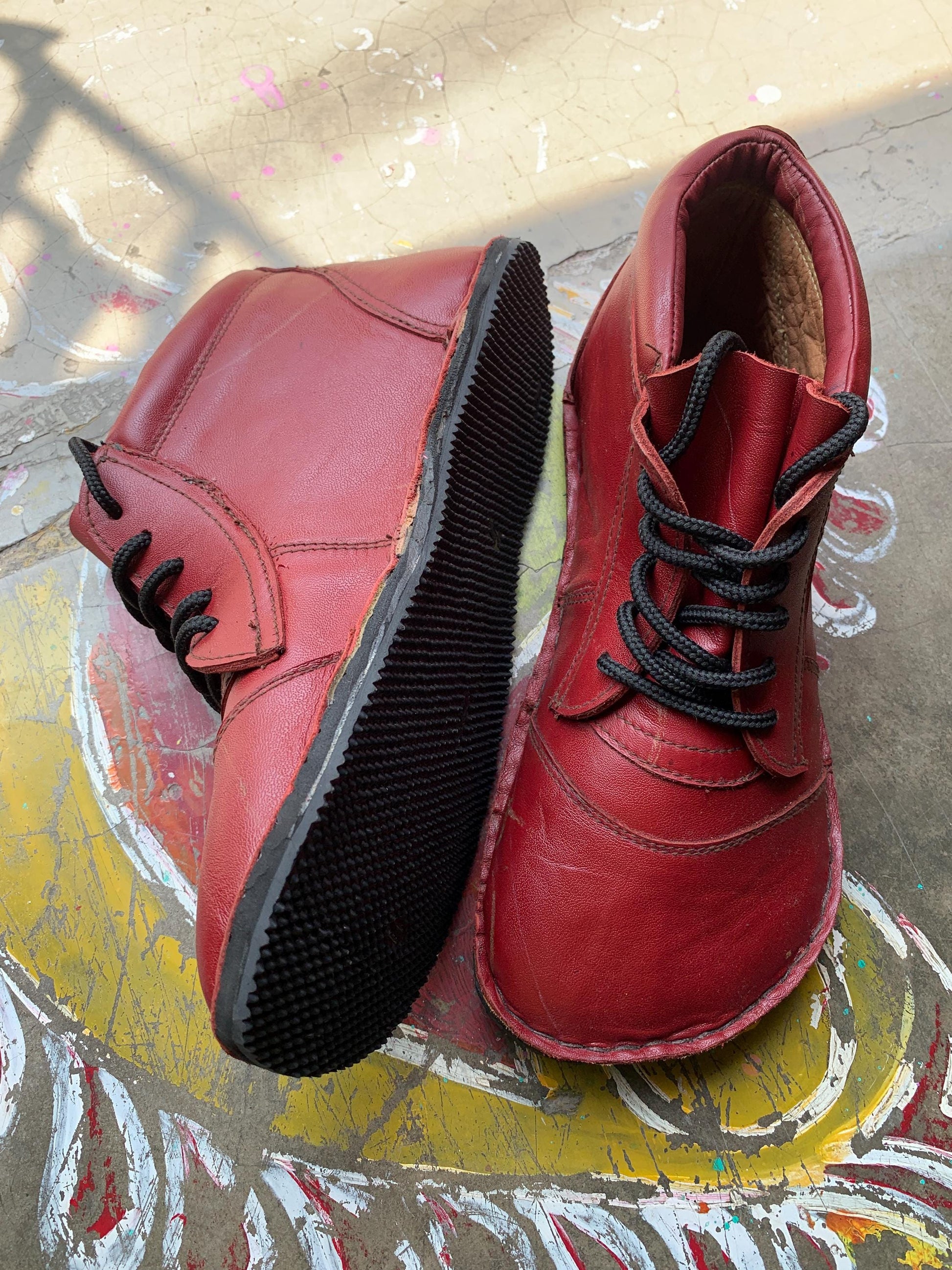 Ruby Leather Barefoot Shoe / Wide Foot Shoe I UK9/EU43/US10 9LC