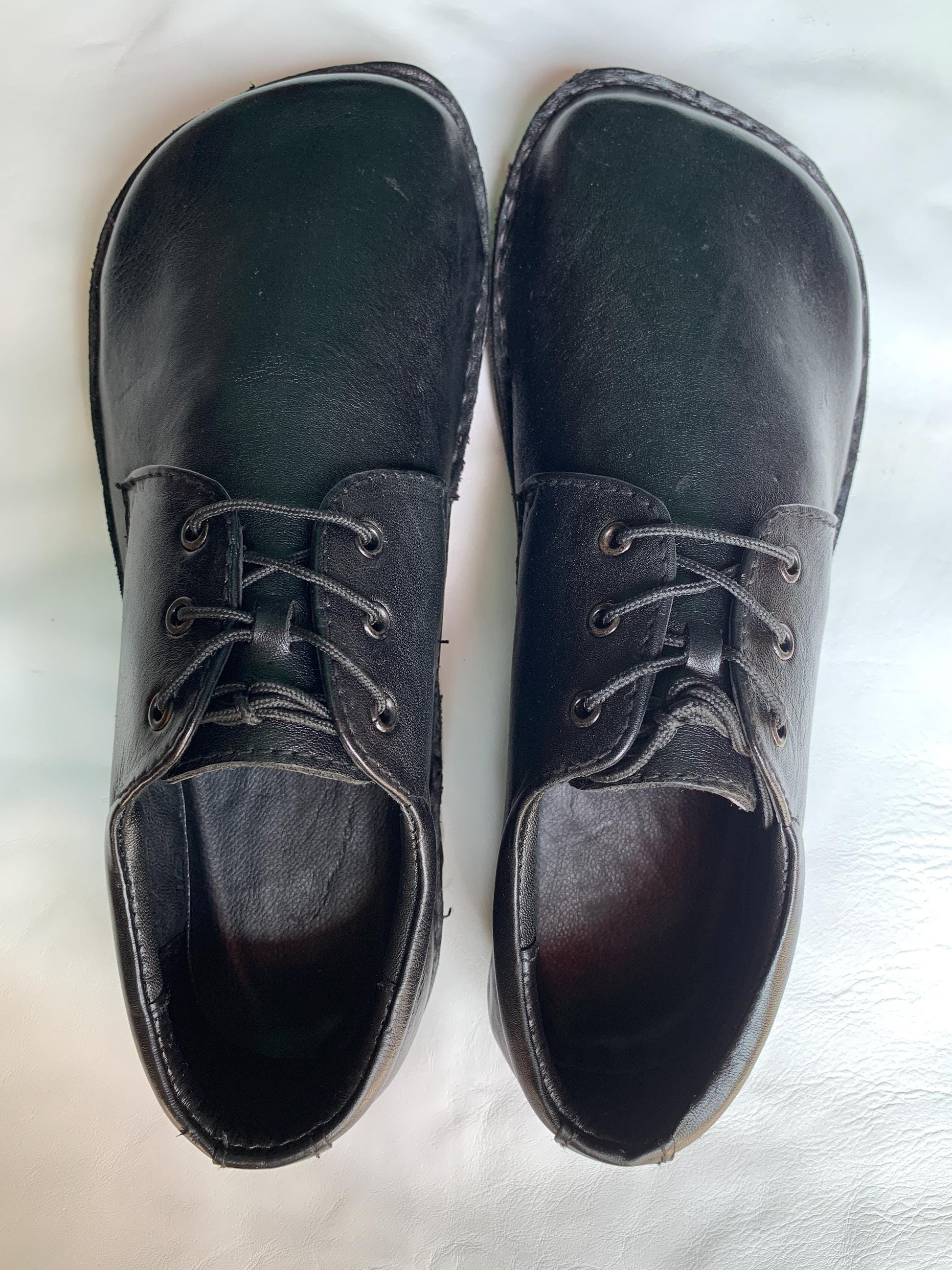 Handmade Leather Barefoot Shoes, Lace-up Style US 9.5 / EU 45 9LC