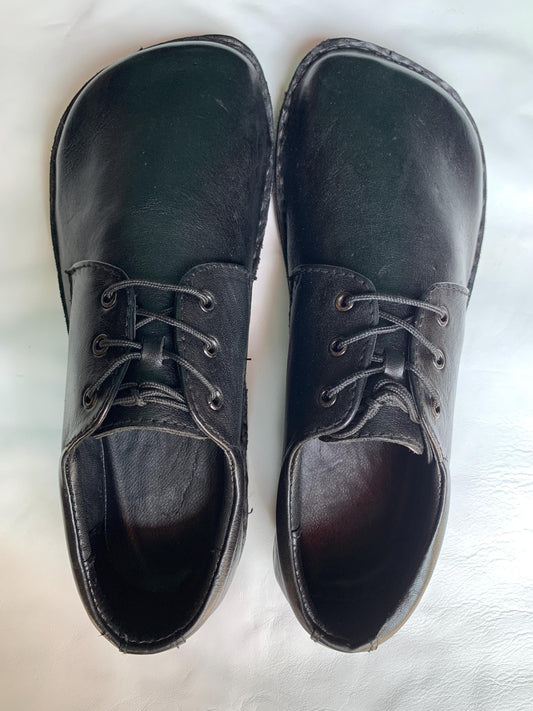 Handmade Leather Barefoot Shoes, Lace-up Style US 9.5 / EU 45 9LC