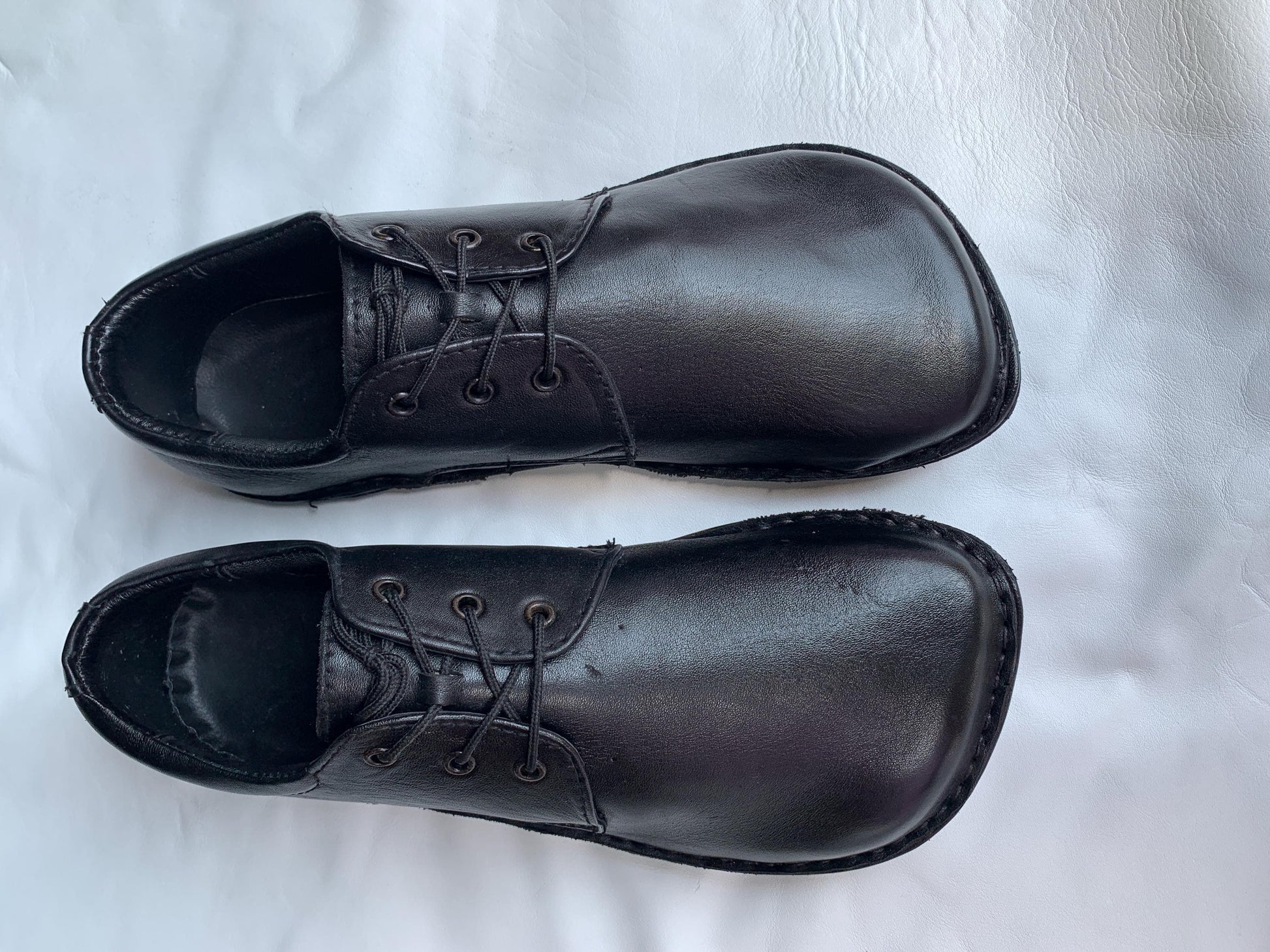 Handmade Leather Barefoot Shoes, Lace-up Style US 9.5 / EU 45 9LC