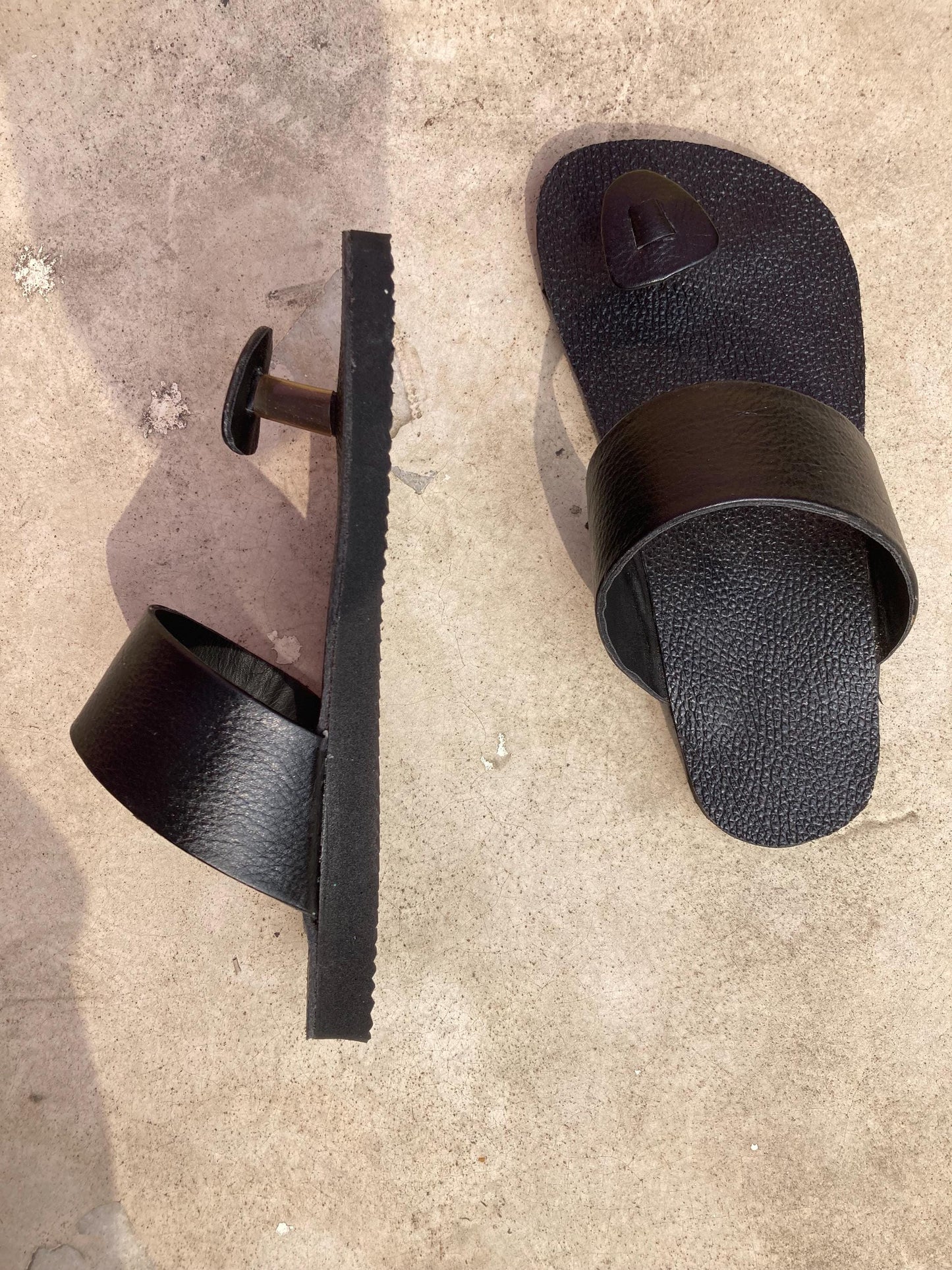 Handmade Minimal Leather Sandals: Wide Fit, Barefoot Style 9LC