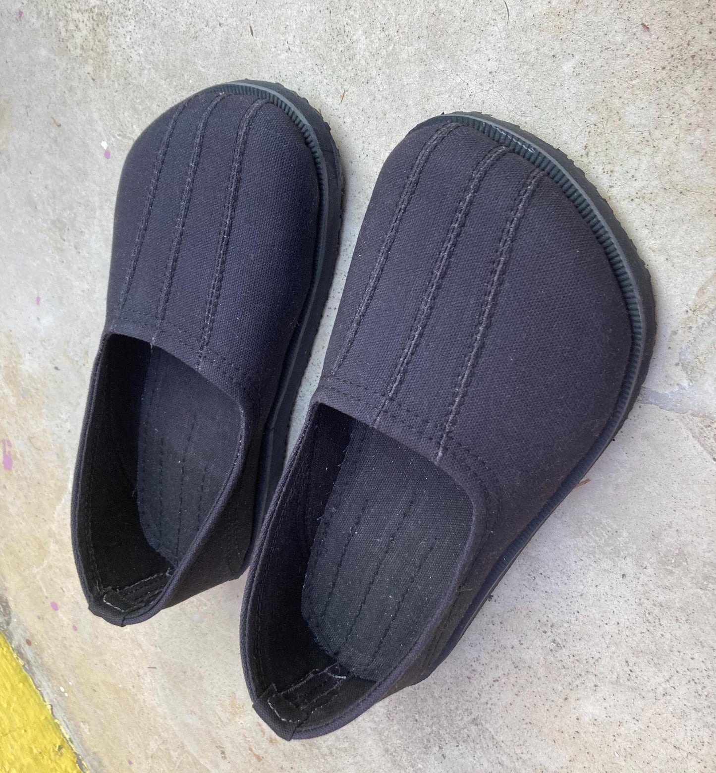 Cotton Canvas Barefoot Shoes: Wide Toe Box, Zero Drop Slip-Ons 9LC