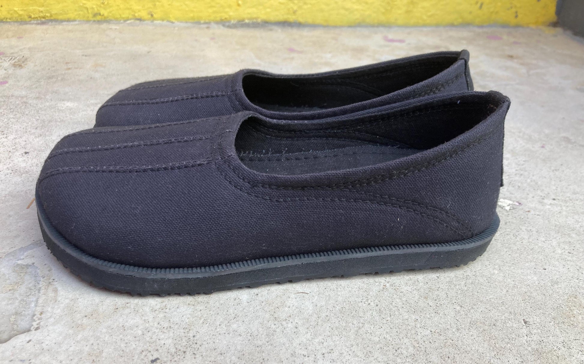 Cotton Canvas Barefoot Shoes: Wide Toe Box, Zero Drop Slip-Ons 9LC