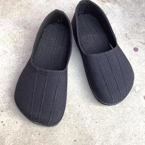 Cotton Canvas Barefoot Shoes: Wide Toe Box, Zero Drop Slip-Ons 9LC