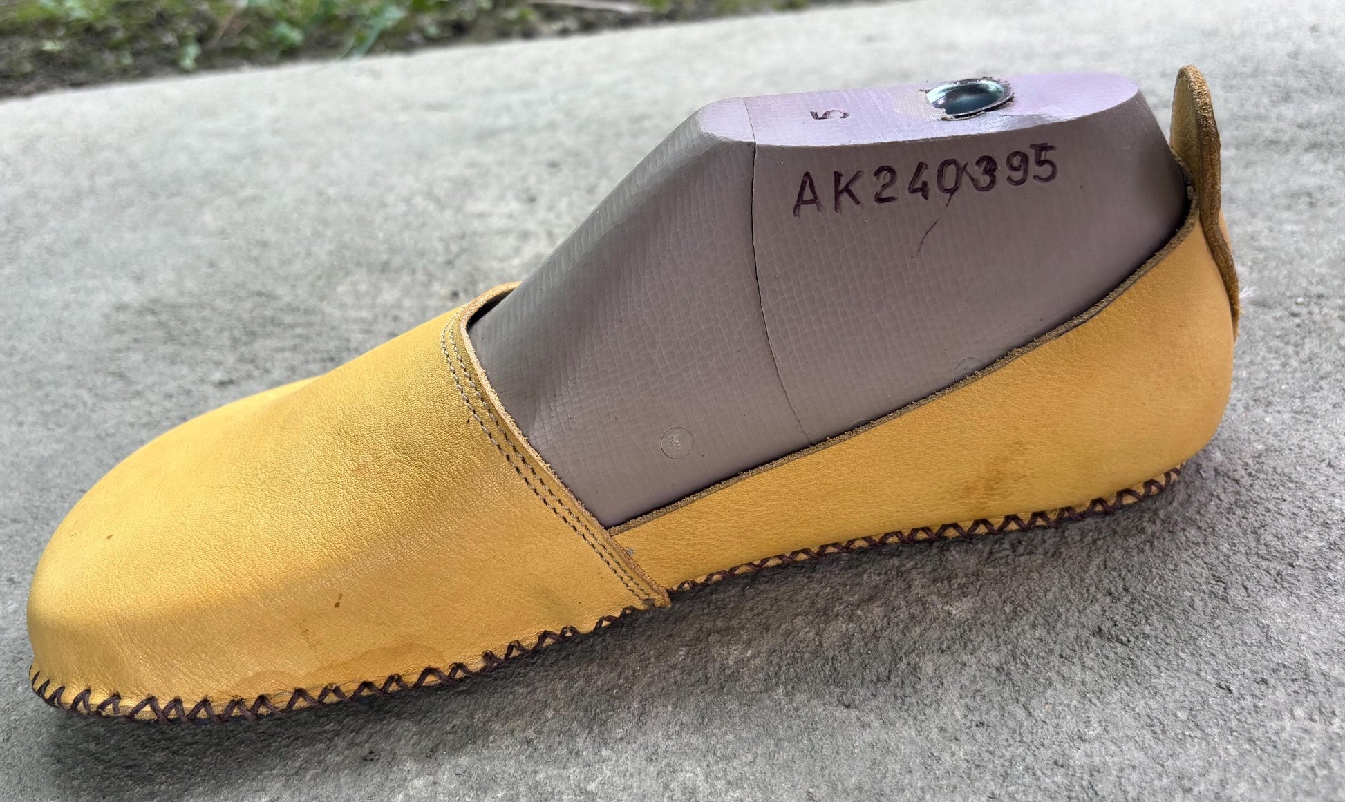 Hand Sewn Leather Barefoot Loafer / Sock Shoe , Wide Toe Box, Zero Drop, Grounding effect 9LC